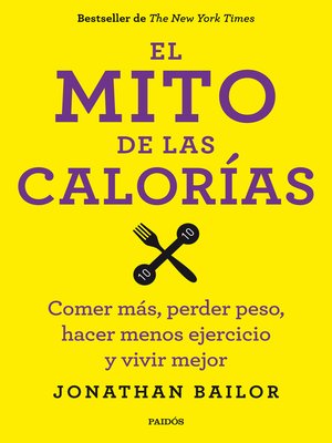 cover image of El mito de las calorías